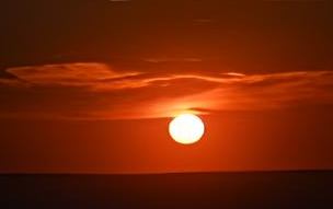 Sonnenuntergang - Blick vom Weiherberg